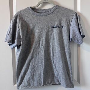NWOT Salt Life Gray T-Shirt Youth Large